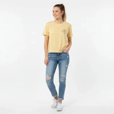 Polera crop dark reef