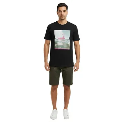 Polera flamingo black reef