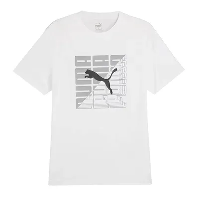 Polera graphics wording tee puma
