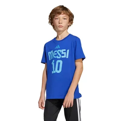 Polera messi graphic niños adidas