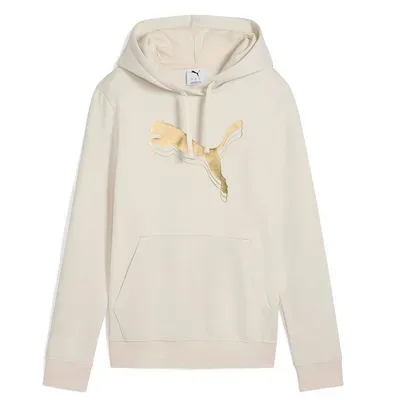 Polerón ess metallic hoodie puma