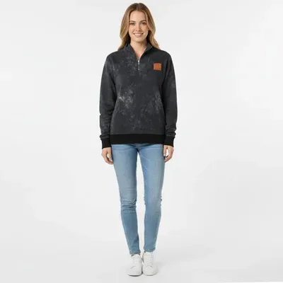 Polerón women crew black reef