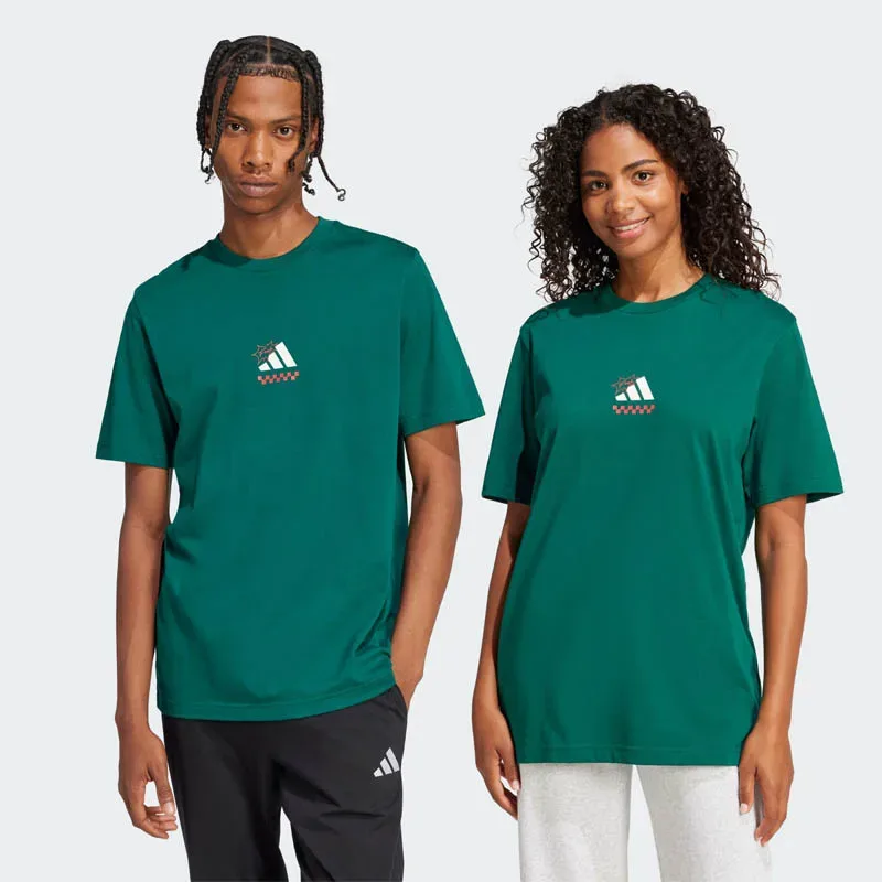 Polera lounge pizza estampada adidas