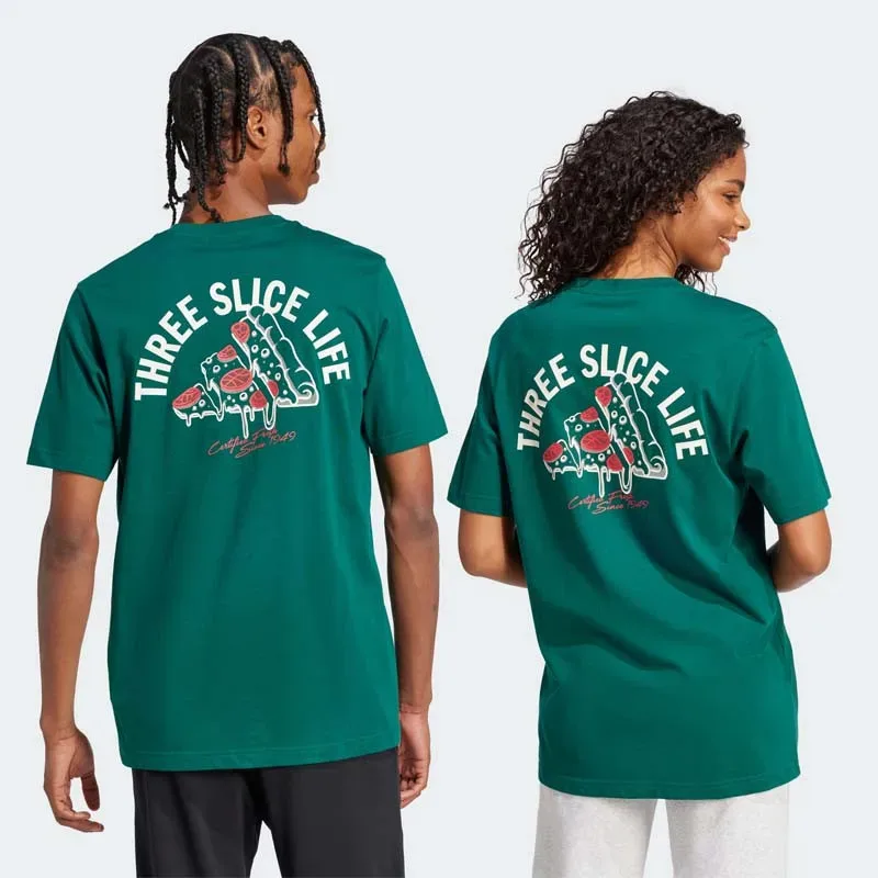 Polera lounge pizza estampada adidas - imagen 2