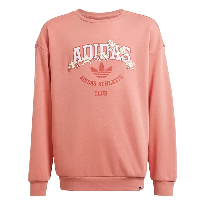 Poleron crew niños adidas