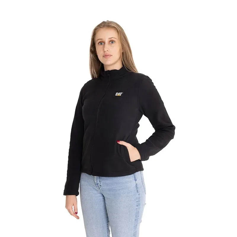 Poleron microfleece full zip cat