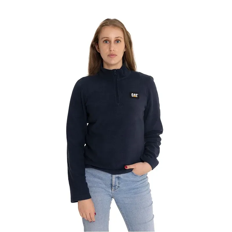 Poleron microfleece quarter zip cat