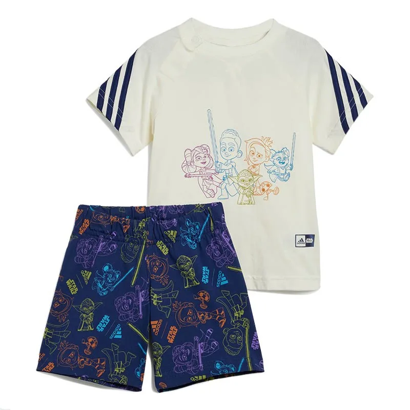 Conjunto x star wars young jedi niños adidas
