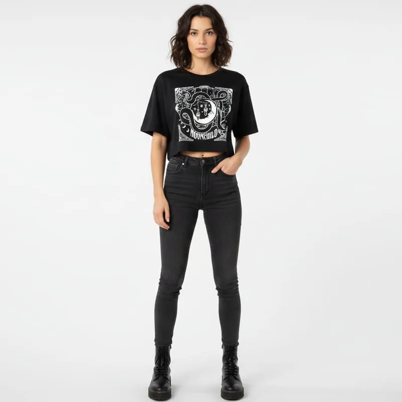 Polera crop top reef