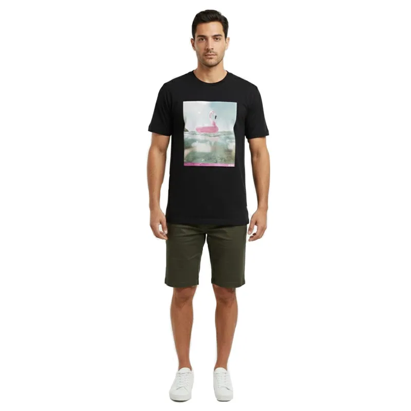Polera flamingo black reef