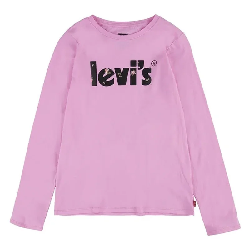 Polera logo flowe levis
