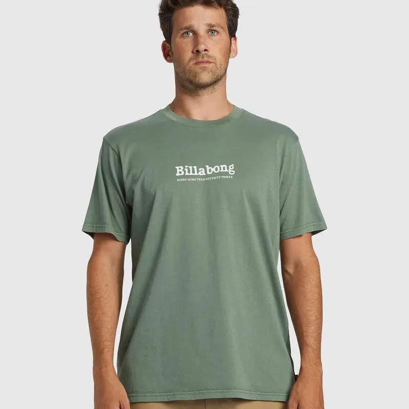 Polera m/c throwback verde billabong