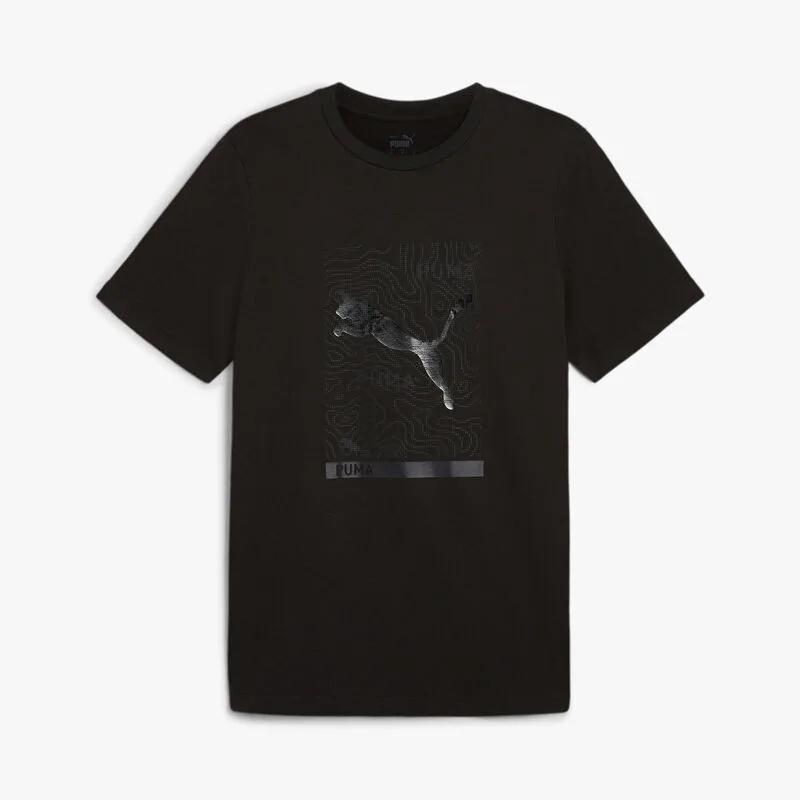 Polera open road graphic tee puma