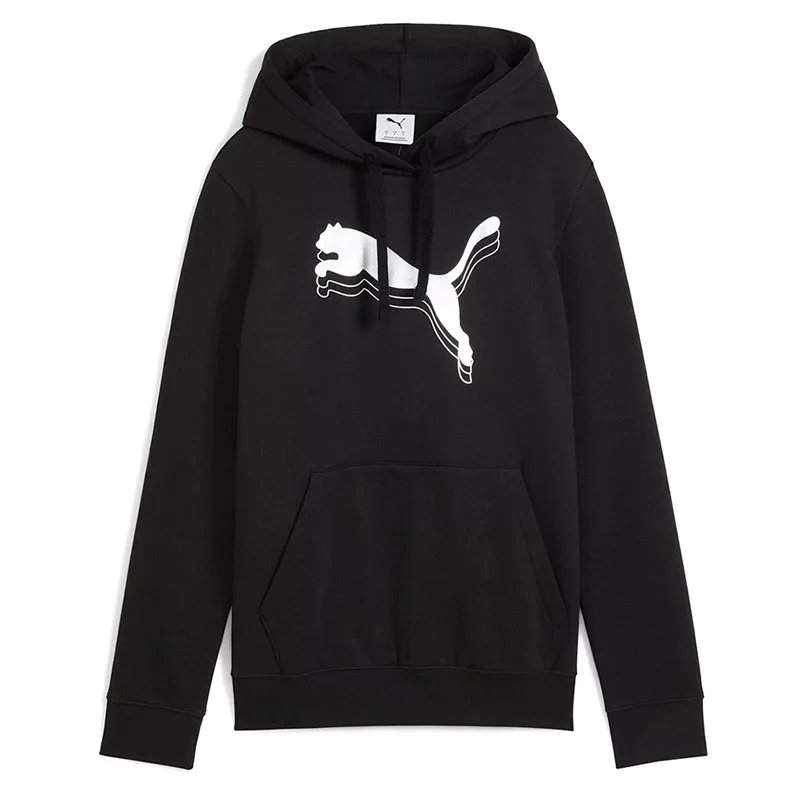 Polerón ess metallic hoodie puma