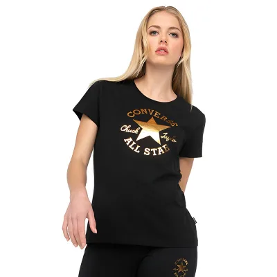 Polera chuck patch metallic converse