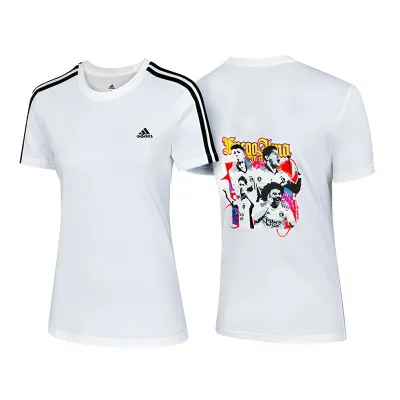 Polera essentials  3 tiras adidas