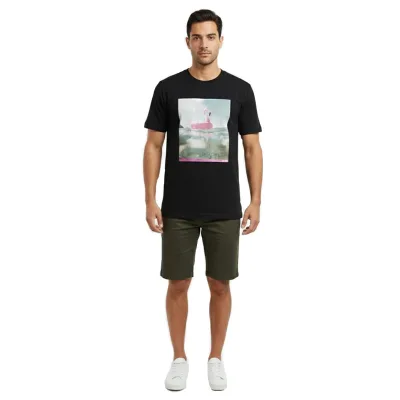 Polera flamingo black reef