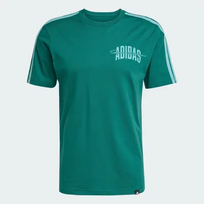 Polera graphic estampado universitario adidas