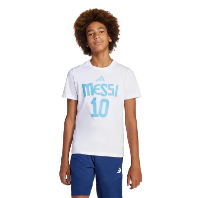 Polera messi graphic niños adidas