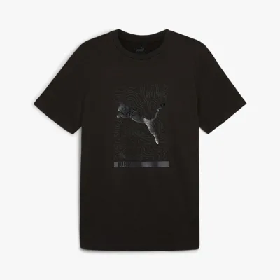 Polera open road graphic tee puma