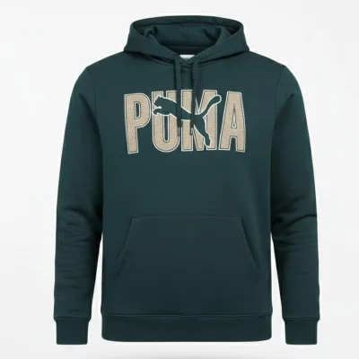 Polerón ess overlap hoodie puma
