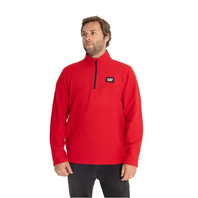 Poleron microfleece quarter zip cat