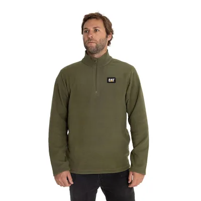 Poleron microfleecer quarter zip cat